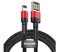 Baseus CALKLF-G91 Kabel USB-A (M) - Lightning (M) 1 m černo-červený