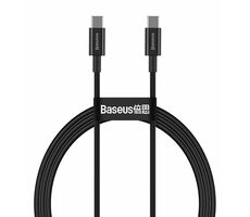 Baseus CATYS-B01 Kabel USB-C (M) - USB-C (M) 1 m černá / 100W