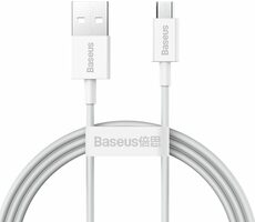 Baseus CAMYS-02 Kabel USB-A (M) - Micro-USB (M) 1 m bílá