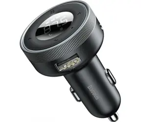 Baseus CCLH-01 Enjoy Car nabiječka do auta + FM Transmitter / 2x USB-A / AUX / microSD / Bluetooth 5.0