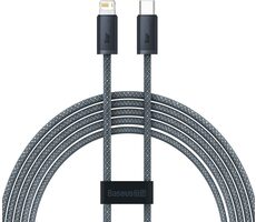 Baseus CALD000116 Kabel USB-C (M) - Lightning (M) 2 m šedá / 20W