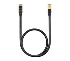 Baseus WKJS010001 Síťový kabel CAT7 0.5 m černá / RJ-45 - RJ45 / 10Gbps
