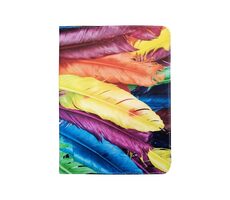 GreenGo Knížkové pouzdro (Fashion) Color Feather univerzální 9-10"