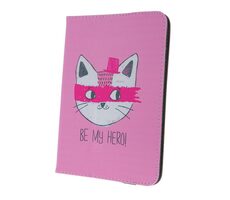 GreenGo Knížkové pouzdro (Fashion) univerzální Kitty 2 pro tablet 9-10"