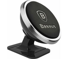Baseus SUCX140012 Magnetický držák na mobil do auta stříbrná 