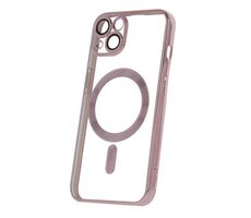CPA Mag Color Chrome Silikonové TPU pouzdro pro Apple iPhone 13 růžovo zlatá