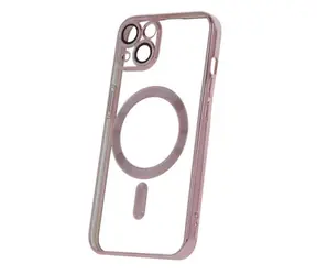 CPA Mag Color Chrome Silikonové TPU pouzdro pro Apple iPhone 13 růžovo zlatá
