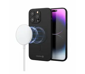 SWISSTEN SOFT JOY MagStick Pouzdro pro Apple iPhone 15 černá 