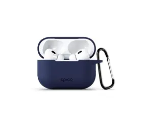 Epico silikonové pouzdro Outdoor Cover s karabinou pro Apple AirPods Pro 2 tmavě modrá