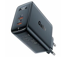 Acefast PD50W GaN nabíječka černá / 2x USB-C / 50W