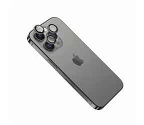 FIXED Camera Glass Ochranná skla čoček fotoaparátů pro Apple iPhone 15 Pro/15 Pro Max space gray
