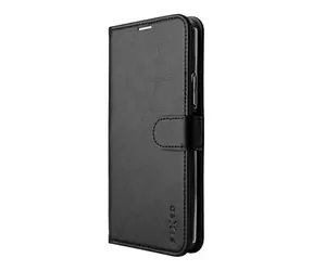 FIXED Opus Pouzdro typu kniha pro Apple iPhone 15 černá