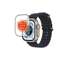 FIXED Armor Prémiové Ochranné tvrzené sklo s aplikátorem pro Apple Watch Ultra 49mm/Ultra 2 49mm černá