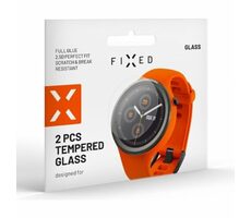 FIXED Ochranné tvrzené sklo pro smartwatch Samsung Galaxy Watch 6 (40mm) čirá / 2 ks v balení 