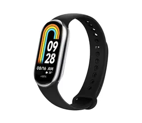 FIXED Silicone Strap Silikonový řemínek pro Xiaomi Mi Band 8 černá