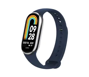 FIXED Silicone Strap Silikonový řemínek pro Xiaomi Mi Band 8 modrá