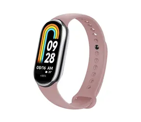 FIXED Silicone Strap Silikonový řemínek pro Xiaomi Mi Band 8 růžová