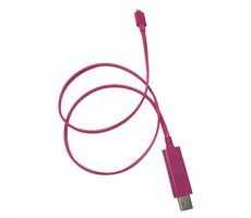 PureGear Kabel USB-A (M) - Lightning (M) 1.2 m fialová