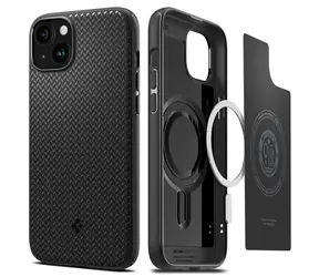 Spigen Mag Armor MagSafe ochranný kryt pro Apple iPhone 15 Plus černá