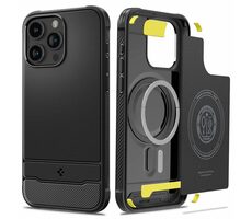 Spigen Rugged Armor MagSafe ochranný kryt pro Apple iPhone 15 Pro Max černá 
