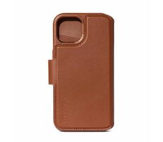 Decoded Leather Detachable Wallet odnímatelné kožené pouzdro pro Apple iPhone 15 Plus hnědá