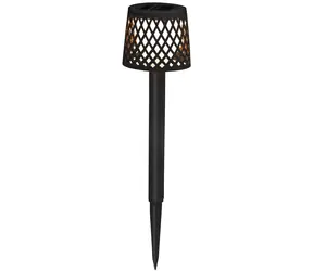 New Garden Gretita černá 4ks / Zahradní solární světlo / LED / 2 lm / NiMH / IP44