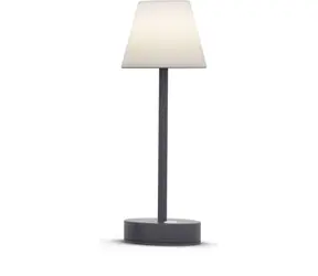 New Garden Lola Slim 30 šedá / Stolní lampa / LED / 2W / 260 lm / Li-Ion / IP44