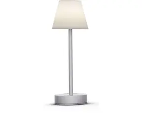 New Garden Lola Slim 30 světle šedá / Stolní lampa / LED / 2W / 260 lm / Li-Ion / IP44