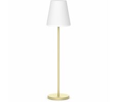 New Garden Lola Slim 120 mosazná / Solární podlahová lampa / LED / 4.5W / 600 lm / Li-Ion / IP65