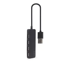Gembird UHB-U2P4-06 černá / USB rozobočovač / 4x USB 2.0