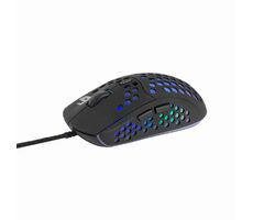 Gembird RAGNAR RX400 černá / Herní myš / Drátová / USB / RGB / 6 tlačítek / 7200 DPI