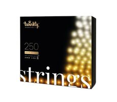 Twinkly Strings AWW 250 ks 20 m / Chytré žárovky na stromeček / AWW / Wi-Fi / Bluetooth