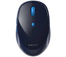 Havit MS76GT Plus modrá / Bezdrátová myš / optická / 1600DPI / USB přijímač