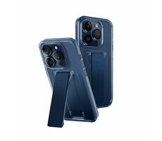 Uniq Heldro Mount+ ochranný kryt na Apple iPhone 15 Pro se stojánkem Ultramarine (Deep modrá)