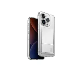 Uniq Air Fender ID ochranný kryt na Apple iPhone 15 Pro Max Nude (transparentní)