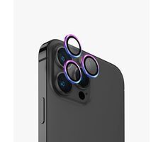 Uniq Optix hliníkové ochranné sklo na čočku fotoaparátu pro Appple iPhone 15 Pro Iridescent