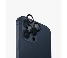 Uniq Optix hliníkové ochranné sklo na čočku fotoaparátu pro Appple iPhone 15 Pro Max Deep navy (Dark blue)