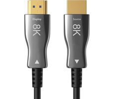 Claroc Kabel optický HDMI 2.1 (M) - HDMI 2.1 (M) 20m černá / AOC / 8K@60 Hz / 4K@120 Hz