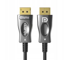 Claroc Kabel optický DisplayPort 1.4 (M) - DisplayPort 1.4 (M) 30m černá / AOC / 8K@60 Hz / 4K@120 Hz