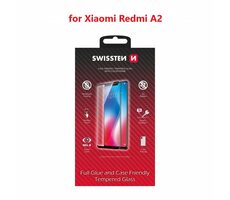 SWISSTEN FULL GLUE COLOR FRAME CASE FRIENDLY ochranné sklo pro Xiaomi Redmi A2 černá 