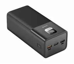 Swissten 22013941 40000 mAh černá / Power Bank / 5V / 3A / USB-C & USB & micro-USB