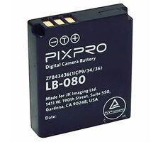 Kodak Pixpro LB-080 / Akumulátor pro fotoaparáty / 1250 mAh / 3.6V / Li-Ion