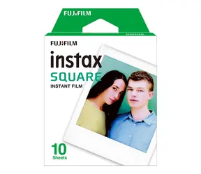 Fujifilm Instax Square Film white frame 10ks / Instantní film / 86 x 72 mm 