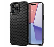 Spigen Liquid Air ochranný kryt pro Apple iPhone 15 Pro Max matte black 