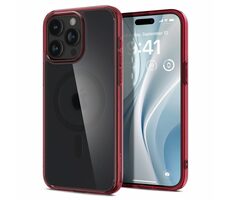 Spigen Ultra Hybrid MagSafe ochranný kryt pro Apple iPhone 15 Pro Max frost deep red 