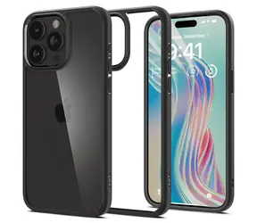 Spigen Ultra Hybrid ochranný kryt pro Apple iPhone 15 Pro Max matte black 