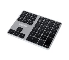 LogiLink ID0187 stříbrná / Numerická klávesnice / membránová / Bluetooth
