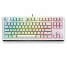 DELL AW420K Alienware Tenkeyless Lunar light / Herní klávesnice / USB-A 2.0 / CHERRY MX RED / RGB / US layout