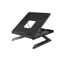 LogiLink AA0133 černá / Stojan pro notebook / do 16" / držák na smartphone