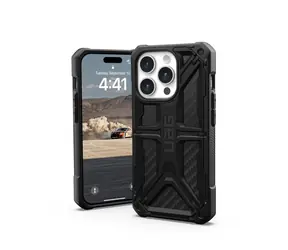 UAG Monarch ochranný kryt pro Apple iPhone 15 Pro carbon fiber 